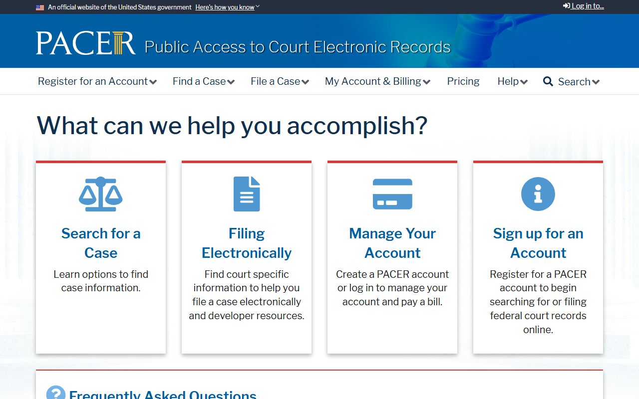 Magoffin County court dockets PACER federal access source
